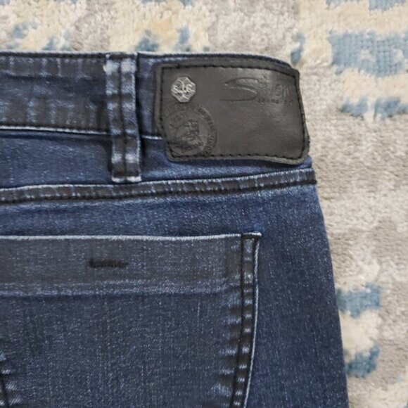 Silver Jeans Stevie Women's Size 30 Stretch Mid Rise Dark Wash Denim - Picture 5 of 9